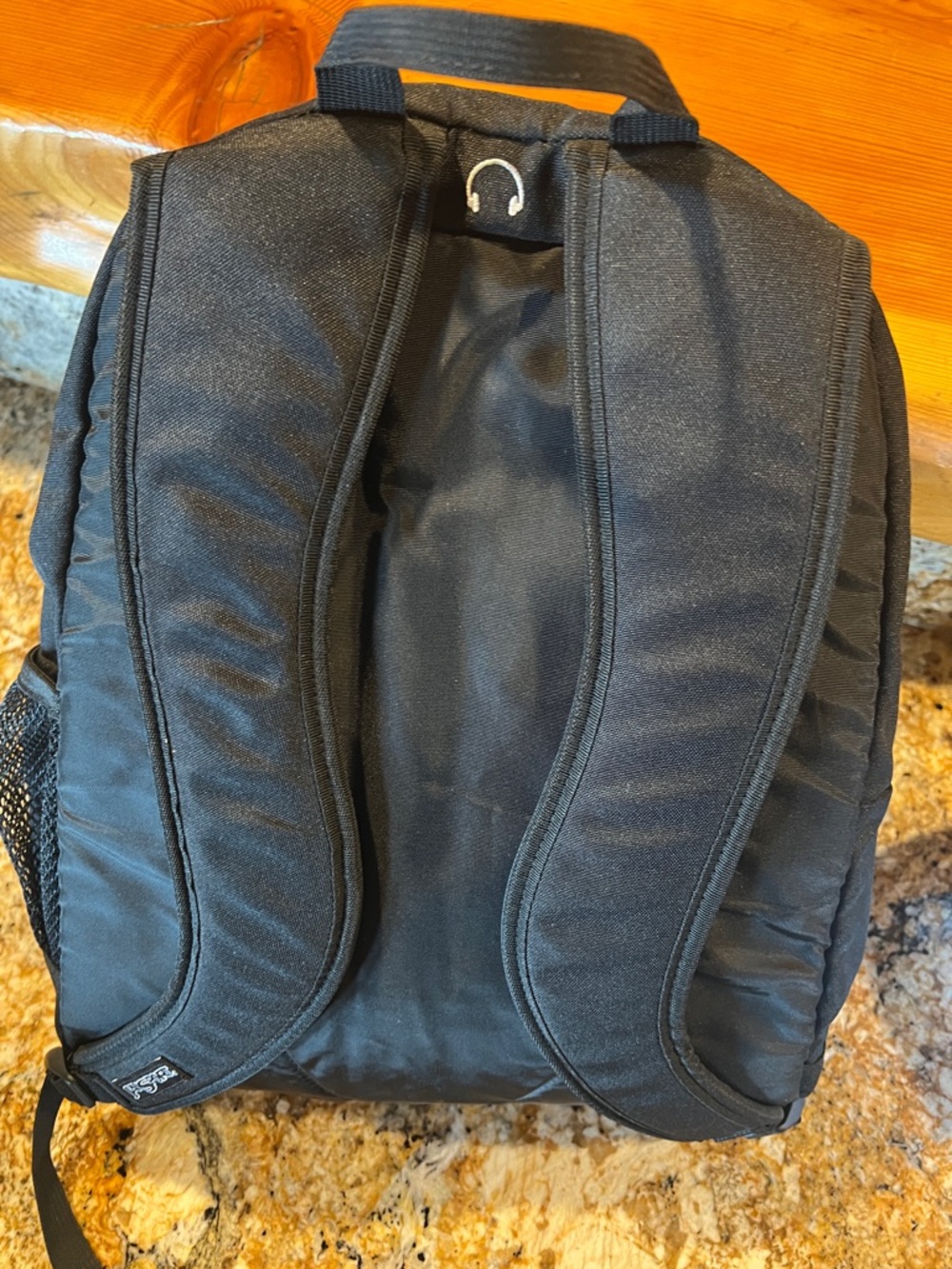 Jansport Black Backpack with Front Organizer Pocket - Picture 3 of 6